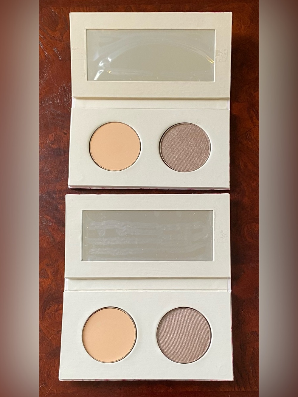 Mally Beauty Eyeshadow Pallet, Frosted Taupe, set of 2